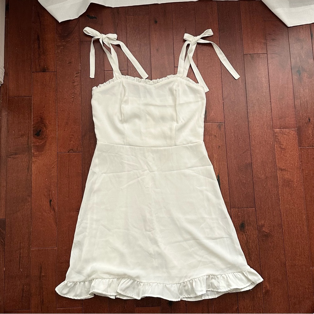 She + Sky Elegant White Dress
